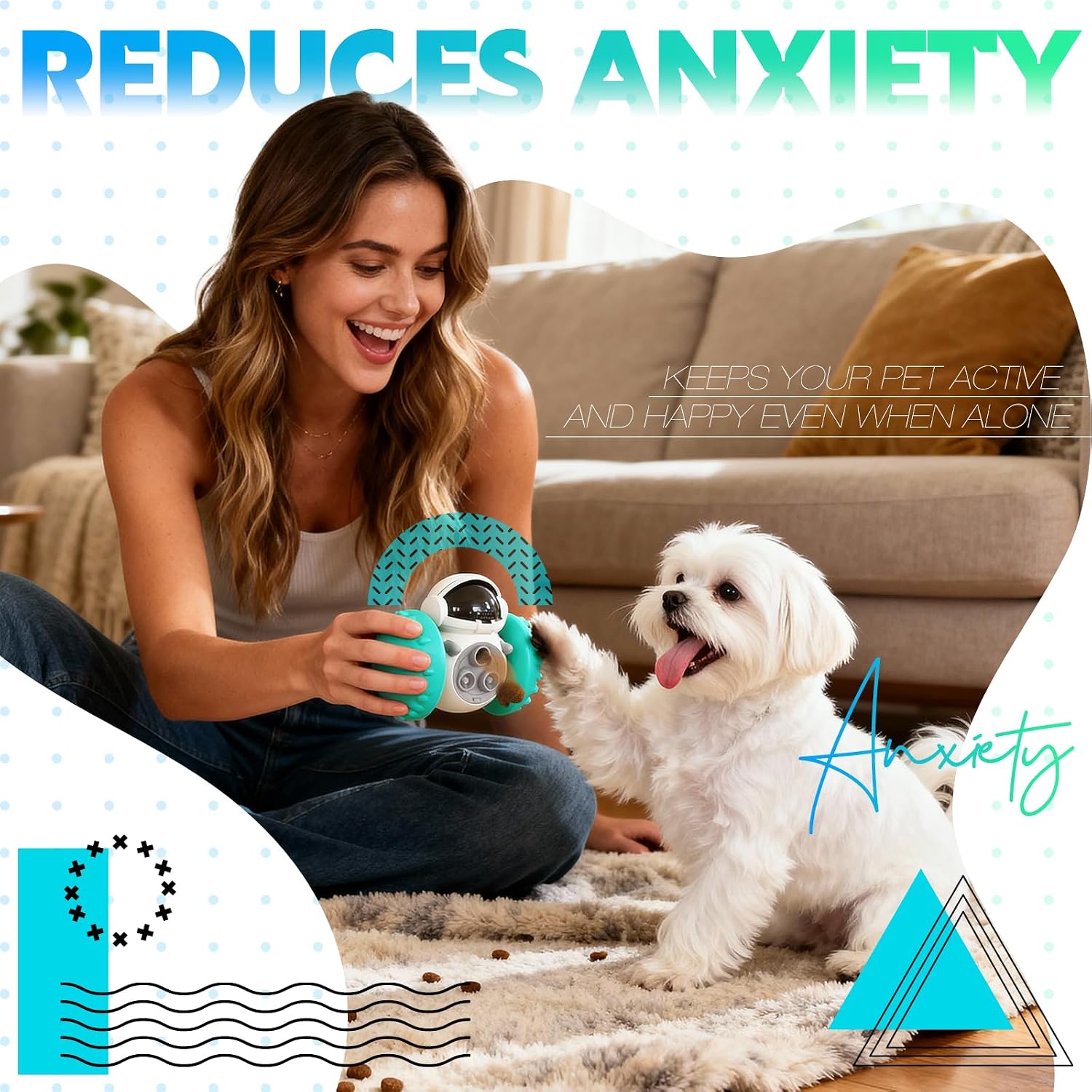 Nuovi Arrivi Giochi Elettrici Resistenti per Cani e Gatti a Movimento Gravitazionale